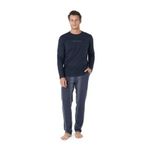 pierre cardin paris Pierre Cardin Pijama Takımı Pamuklu, M, P6C0C9C5C, Lacivert, erkek