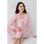 pierre cardin paris Pierre Cardin Uzun Kollu Pijama Takımı, L, R.O.Z..91.E.L.T7.13..Pİ.ER., Pembe, kadın