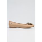 Pierre Cardin® | PC-53104- 3592 Bej Cilt-Kadın Babet Günlük Ayakkabı
