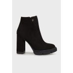 Pierre Cardin PC-54139 Siyah Süet Platform Topuklu Kadın Bot