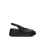 Pierre Cardin PC-54587 Kadın Hakiki Deri Dolgu Topuk Sandalet Siyah