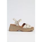 Pierre Cardin® | PC-7209- 3807 Bej-Kadın Dolgu Topuk Sandalet Ayakkabı
