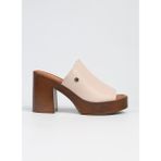 Pierre Cardin® |PC-7235 - 3807 Pudra-Kadın Dolgu Topuk Terlik