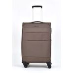 Pierre Cardin PC4200 Kahverengi Ultra Light Hafif Lüx Kumaş 3'lü Valiz Seti
