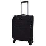 Pierre Cardin PC4200 Ultra Light Hafif Lüx Kumas Kabin Boy Siyah Valiz