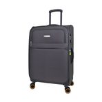 Pierre Cardin PC6000 Ultra Light Hafif Lüx Kumaş Büyük Boy Gri Valiz