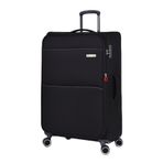 Pierre Cardin PC6050 Siyah Ultra Light Kumaş Büyük Boy Valiz