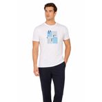 Pierre Cardin Penye Kısakol Pijama Takımı, Beyaz, M Beden, Erkek