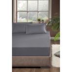 Pierre Cardin Penye Lastikli Çarşaf Tek Kişilik 100X200 cm Gri - 100 x 200 cm