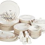 Pierre Cardin Petrina Porselen Altın 12 Kişilik Yemek Takımı