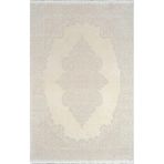 Pierre Cardin Pier Zen HG07A Krem Gri Viskon Akrilik Yumuşak Leke Tutmaz Silinebilir Halı KREM GRİ 80 x 300