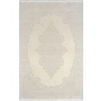 Pierre Cardin Pier Zen HG07A Krem Gri Viskon Akrilik Yumuşak Leke Tutmaz Silinebilir Halı