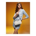 Pierre Cardin Premium Line Beyaz Monogram Kadın Çapraz Omuz Çantası 05PO25Y10336
