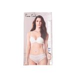 Pierre Cardin Push Up Sırt Detaylı Regular Beyaz Sütyen Takımı