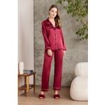 Pierre Cardin Saten Biyeli Pijama Takımı - 1200