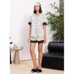 Pierre Cardin Saten Biyeli Pijama Takımı - 1305