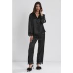 Pierre Cardin Saten Dantelli Pijama Takımı - 1135