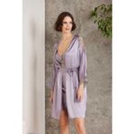 Pierre Cardin Saten Gecelik Sabahlık Pijama Şort Takım 6'lı Gelin Seti 6000 Royal