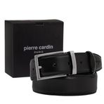 Pierre Cardin Siyah Deri Erkek Kemer PC-2209KA55 (Siyah, 130 CM)
