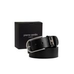 Pierre Cardin Siyah Deri Erkek Kemeri (En 4 cm) PC0MDLD5Z