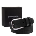 Pierre Cardin Siyah Deri Erkek Kemeri PC-4160S6P (Siyah, 130 CM)