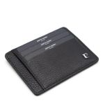 Pierre Cardin Siyah Floater Unisex Deri Kartlık 0422A41