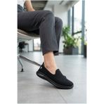 Pierre Cardin ® | Siyah Kadın Sneaker Günlük Bağsız Spor Günlük Babet Komfort Ayakkabı