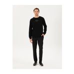 Pierre Cardin Siyah Regular Fit Scuba Kumaş Kargo Cepli Eşofman Altı 50292213-VR046