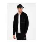 Pierre Cardin Siyah Regular Fit Yün Karışımlı Triko Hırka 50296463-VR046