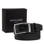 Pierre Cardin Siyah Rugan Deri Erkek Kemer PC-2209RR4S (Siyah Rugan, 120 CM)