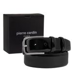 Pierre Cardin Siyah Rugan Deri Erkek Kemer PC100A4S (Siyah Rugan, 110 CM)