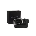 Pierre Cardin Siyah Rugan Deri Erkek Kemeri (En 3,5 cm) PCK02209RSR6