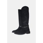 Pierre Cardin Siyah Süet Hakiki Deri Casual Çizme PC-55048 - 0 - Siyah