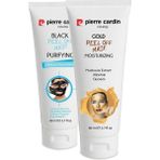 Pierre Cardin Siyah ve Altın Maske+Pierre Cardin Yüz Temizleme Jeli