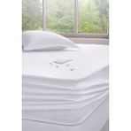 Pierre Cardin Su Geçirmez Fitted Alez 160X200 Pamuk Polyester Kumaş Dokuması ile Çift Kişilik - Krem - 160 x 200 cm