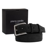 Pierre Cardin Suet Deri Erkek Kemeri (En 3,5 cm) PC1009 (Siyah, 130 CM)