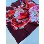 Pierre Cardin Sura İpek Eşarp 43355 Bordo Karışık Desen