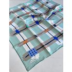 Pierre Cardin Sura İpek Eşarp 44959 Mint Yeşil Karışık Desen
