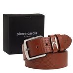 Pierre Cardin Taba Deri Erkek Kemer PC-2099T1K (Taba, 125 CM)