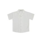 Pierre Cardin Tatil Yaka Basic 6-9 Yaş Erkek Çocuk Gömlek, 9-10 Yaş, 40041886226S1, Beyaz, Erkek Çocuklar