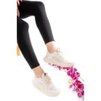 Pierre Cardin Triko Comfort Kadın Spor Ayakkabı PC-30680 Krem