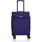 Pierre Cardin Ultra Light Hafif Lüx Kumaş Valiz Mor 04PC6000-03