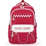 Pierre Cardin Unisex Çocuk Çok Gözlü Sırt Okul Çantası 07PCT183 - Kırmızı