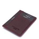 Pierre Cardin Unisex Deri Kredi Kartlık PC0323 (Bordo)