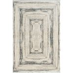 Pierre Cardin Voyage KJ05B Krem Mavi Viskon Akrilik Yumuşak Dokulu Modern Eskitme Halı KREM MAVİ 160 x 230