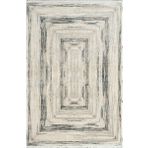Pierre Cardin Voyage KJ05B Krem Mavi Viskon Akrilik Yumuşak Dokulu Modern Eskitme Halı