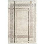 Pierre Cardin Voyage KJ06B Krem Kahve Viskon Akrilik Yumuşak Dokulu Modern Çizgili Halı KREM KAHVE 200 x 290