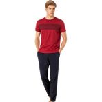 Pierre Cardin Y25 6080 Bordo Erkek Penye Pijama Takımı - L