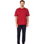 Pierre Cardin Y25 6086 Bordo Erkek Over Size Pijama Takımı - XL