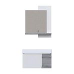 Pierre Cardin Zen Mat Beyaz Linden 70 cm Antique White Linden Banyo Dolabı